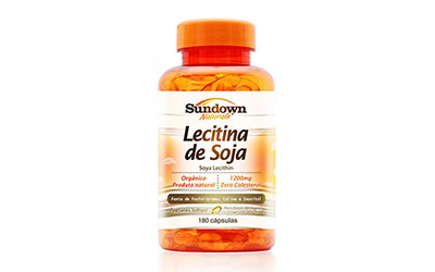 Lecitina de Soja 1200 mg Sundown com 180 Cápsulas